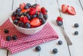 Mixed berries Royalty Free Stock Photo