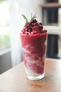 Mixed Berries Smoothie , drink menu Royalty Free Stock Photo