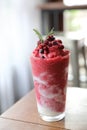 Mixed Berries Smoothie , drink menu Royalty Free Stock Photo