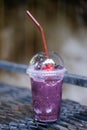 Mixed berry smoothie frsh for drink Royalty Free Stock Photo