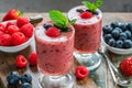 Mixed berry smoothie