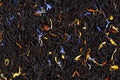 Mixed black tea. Background, texture. High resolution photo. Royalty Free Stock Photo