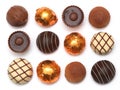 Mixed Chocolates Royalty Free Stock Photo