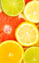 Mixed citrus fruit Royalty Free Stock Photo