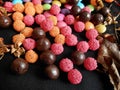 Mixed colorful candy Royalty Free Stock Photo