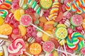 Mixed colorful fruit bonbon Royalty Free Stock Photo