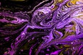 Mixed colorful inks background. Abstract paint texture. Acrylic, liquid. Royalty Free Stock Photo