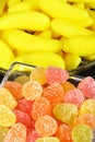 Mixed colorful jelly candies Royalty Free Stock Photo