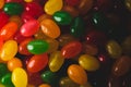 mixed colors jelly beans Royalty Free Stock Photo