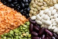 Mixed dried beans Royalty Free Stock Photo