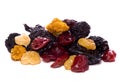 Mixed dried berries cutout Royalty Free Stock Photo