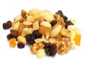 Mixed dried fruit and nuts