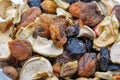 Mixed Dried Fruits background Royalty Free Stock Photo