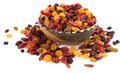 Mixed dried fruits Royalty Free Stock Photo