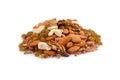 Mixed dry fruits Royalty Free Stock Photo
