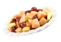 Mixed Fresh Fruit in Dish Royalty Free Stock Photo
