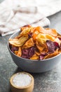 Mixed fried vegetable chips