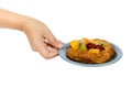 Mixed fruit Danish pastry Royalty Free Stock Photo