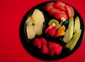 Mixed Fruit Tray Royalty Free Stock Photo