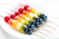 Mixed fruits and berries Royalty Free Stock Photo