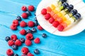 Mixed fruits and berries Royalty Free Stock Photo