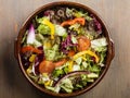 Mixed Garden Salad Royalty Free Stock Photo