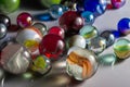 Mixed Glass Marbles Royalty Free Stock Photo