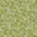 Mixed green patchwork blurry square pattern background