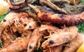 Mixed grilled seafood Royalty Free Stock Photo