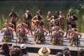 Maori cultural group performing, Hamilton, New Zealand