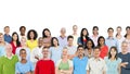 Mixed group of people Royalty Free Stock Photo