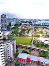 Mixed land use in Singapore Royalty Free Stock Photo