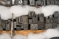 Mixed Letterpress Type Blocks