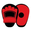 Mixed martial arts equipment: focus mitts