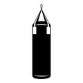 Mixed martial arts equipment: punching bag Royalty Free Stock Photo