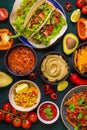 Mixed mexican food