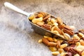 Mixed Nuts Healthy snack close up Royalty Free Stock Photo