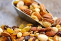 Mixed Nuts Healthy snack close up Royalty Free Stock Photo