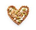 Mixed Nuts Heart Shape