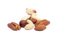 Mixed fresh nuts Royalty Free Stock Photo