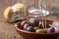 mixed olives Royalty Free Stock Photo