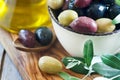 Mixed olives Royalty Free Stock Photo