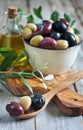 Mixed olives Royalty Free Stock Photo