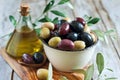 Mixed olives Royalty Free Stock Photo