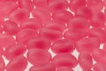 Mixed pink bean candy sweets Royalty Free Stock Photo