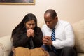 Mixed Raced Christian Couple Praying Together