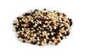 Mixed raw quinoa Royalty Free Stock Photo