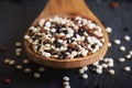 Mixed raw quinoa Royalty Free Stock Photo