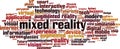 Mixed reality word cloud