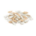 Mixed rice long grain white and brown. Royalty Free Stock Photo